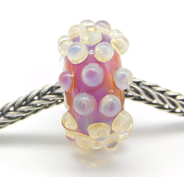 Cotton Candy Dewdrops - Elfbeads Glas - Originalfoto